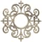 Ekena Millwork Dijon Architectural Grde PVC Pierced Ceiling Medallion, Antiqued Pale Gold, 28"OD x 9 1/8"ID x 3/4"P CMPP28DIAPG - alternate 1